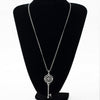 Luxury Silver Plated Crystal Chain Pendant Necklace For Women