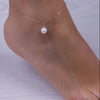 Women Pearl Bead Gold\Silver Ankle Chain